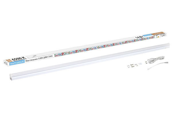 Светильник LED ДПО 2001 14 Вт, 6500К, IP40, Народный