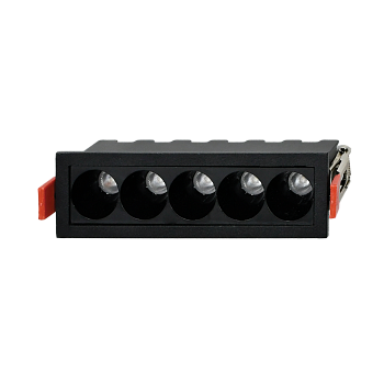 СНЯТ Светильник встраиваемый Artin 10W(800 Лм) 4200К IP20 черный Ritter