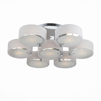 Люстра потолочная Хром/Белый E27 7*60Вт SL483.502.07 EVOLUCE