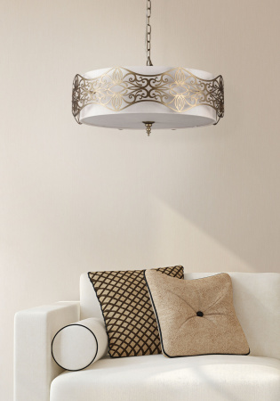 Подвесной светильник 6*E14 40Вт Бронза IP20 Burgeon ARM959-PL-06-G Maytoni