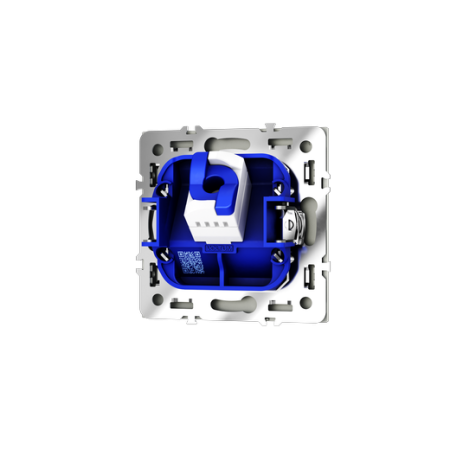 Розетка компьютерная встраиваемая Voltum S70 RJ45 КАТ.6, (сталь)