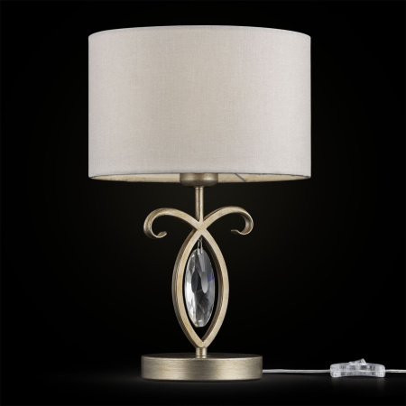 Настольная лампа 1*E27 40Вт Золото Антик IP20 Luxe H006TL-01G Maytoni