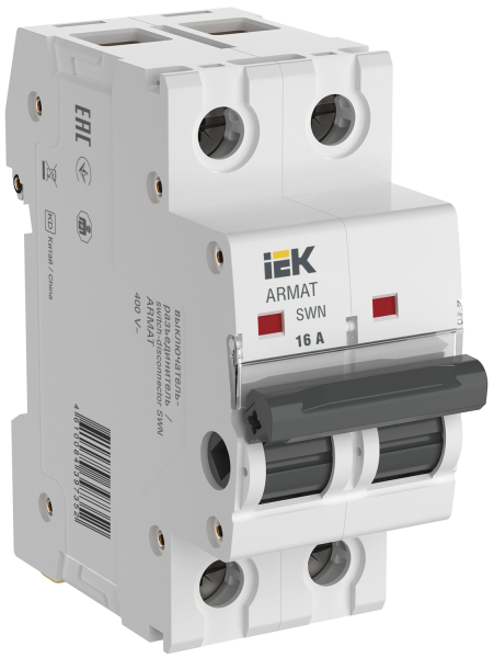 Выключатель-разъединитель SWN 2П 16А ARMAT IEK