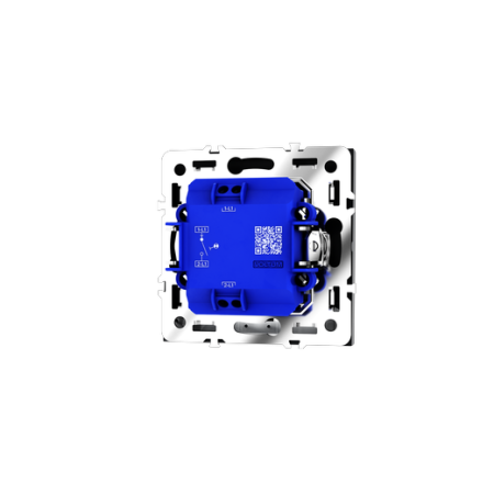 Выключатель встраиваемый Voltum S70 одноклавишный с подсветкой 10А, (графит)