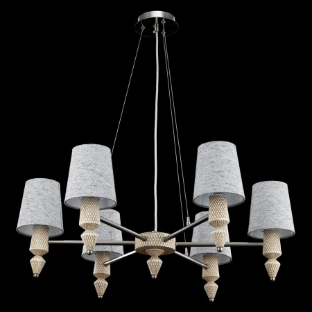 Люстра 6*E14 40Вт Никель IP20 Marseille MOD039PL-06N Maytoni