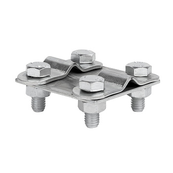 Зажим контрольный прут-прут (пластина 57х57мм) HZ PROxima EKF