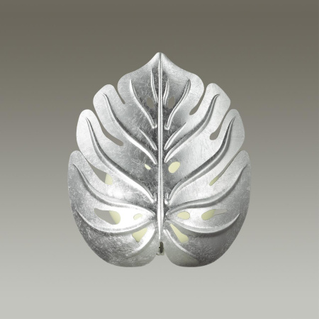 Бра G9 2*5W JUNGLE серебристый/белый/стекло B ODEON LIGHT