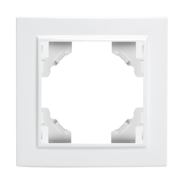 Рамка 1-местная STEKKER, PFR00-9001-01, серия Эрна, белый