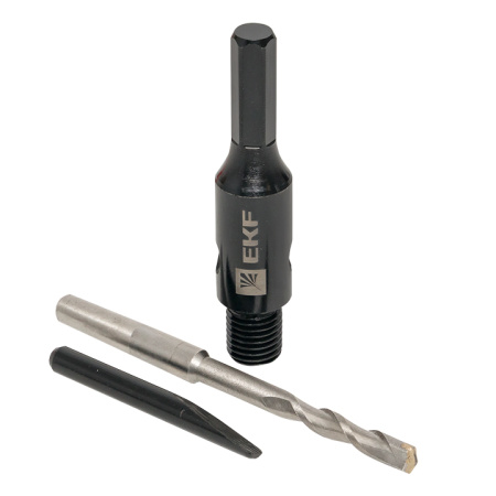 Адаптер Hex M16 с центровочным сверлом Expert EKF
