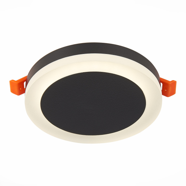 Светильник встраиваемый Черный LED 1*6Вт 4000К 468Lm Ra>80 120° IP20 D110xH20 170-240В ST104.442.06 ST LUCE