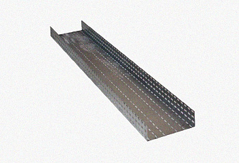 Лоток перфорированный ЛМ 250х100х2000 УТ1,5, оцинкованный лист S1,5