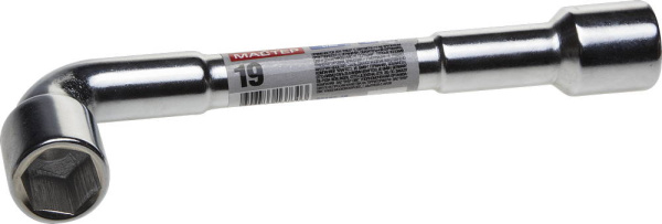 Ключ торцовый "Мастер" двухсторонний L-образный, проходной, 19мм ЗУБР