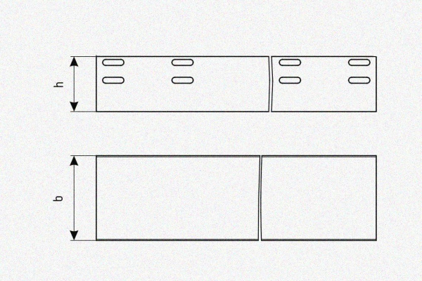 Лоток глухой ЛМГ 50х50х2000 УХЛ2,5, оцинкованный лист S1,5