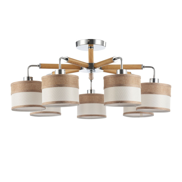 Потолочный светильник 7*E27 40Вт Хром IP20 Helen FR5329-PL-07-CH Freya