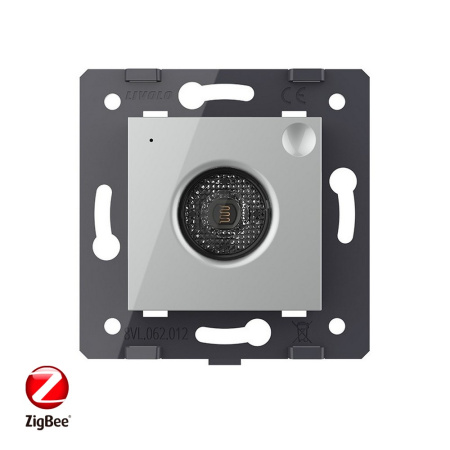 Датчик шума и освещенности ZigBee, цвет серый (механизм) Livolo