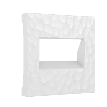 Накладка для двойной розетки Еthernet RJ-45 (белый) Hammer СУ IP20 Werkel