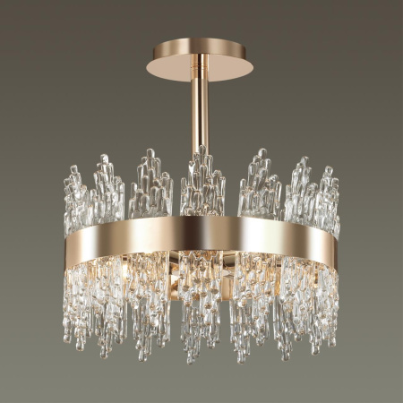 Люстра потолочная E14 4*40W 220V MARGOT золотой LUMION