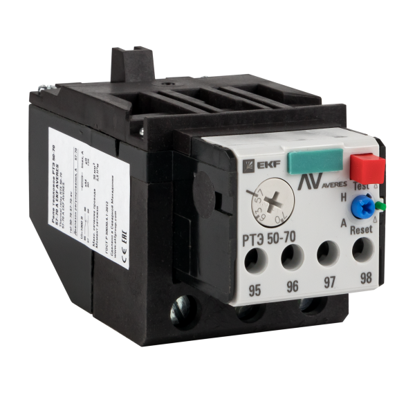 Реле тепловое РТЭ 50-70 16-25А AVERES EKF