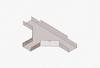 Лоток тройниковый глухой ОТГ 400х65 УТ1,5, оцинкованный лист S1,0