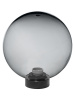 Светильник НТУ 03- 60-252 шар d=250 мм IP54 (дымчатый ПММА, основание плоское ПК, Е27) TDM