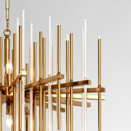 Умный подвесной светильник 8*E14 60Вт латунь IP20 Allure (356/8 Smart) Bogate's