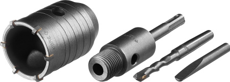 Коронка по бетону "Профессионал" с державкой SDS-Plus, 50 мм ЗУБР