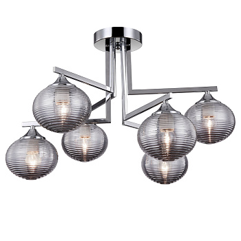 Люстра 6*E27 60Вт Хром IP20 Dolores FR5047PL-06CH Freya