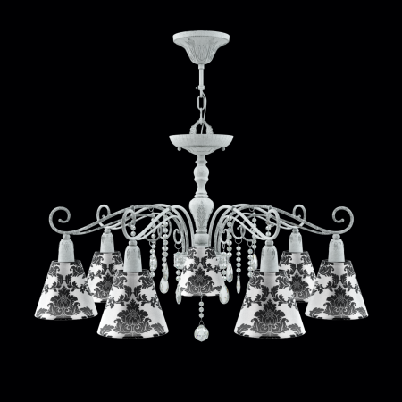 Люстра 7*E14 40Вт Серый IP20 Provence 15 E4-07-G-LMP-O-2-CRL-E4-07-TR-DN Maytoni