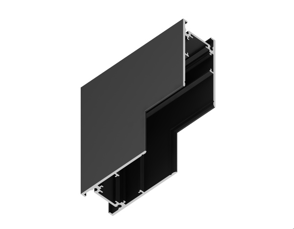 Коннектор угловой внутренний для накладного шинопровода Magnetic GL3378 BK черный 85*85*H26.9 Ambrella Light