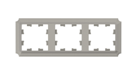 ATLASDESIGN ANTIQUE 3-постовая РАМКА, универсальная, ШАМПАНЬ Schneider Electric