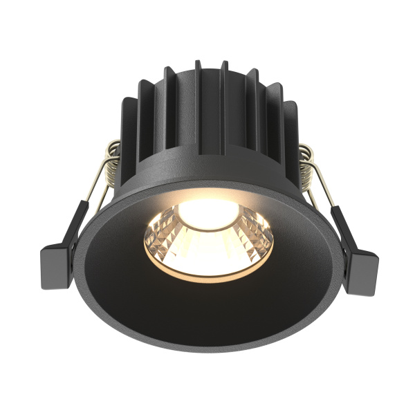 Встраиваемый светильник LED 12Вт Черный IP20 Downlight DL058-12W3K-B Technical Maytoni