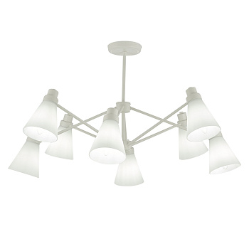 Люстра потолочная Белый/Белый E14 8*40Вт SLE103502-08 EVOLUCE