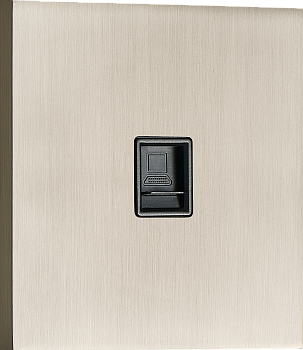 Donel N96 Компьютерная розетка RJ45 cat.6/ClassE, Никель, серия DT