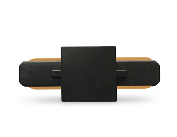 Коннектор прямой однофазный для соединения трековых шинопроводов GL7066 BK черный Ambrella Light