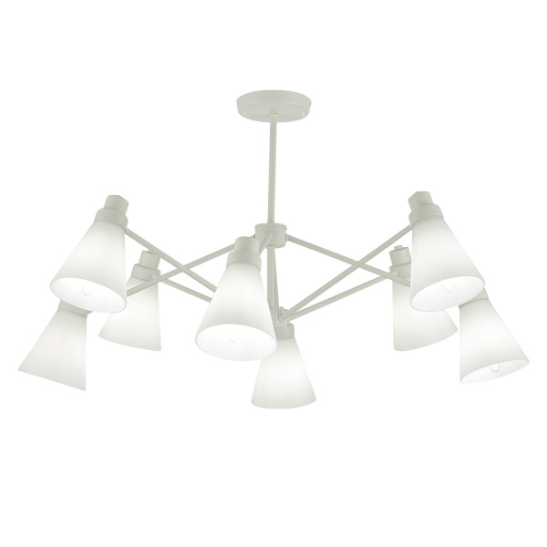 Люстра потолочная Белый/Белый E14 8*40Вт SLE103502-08 EVOLUCE