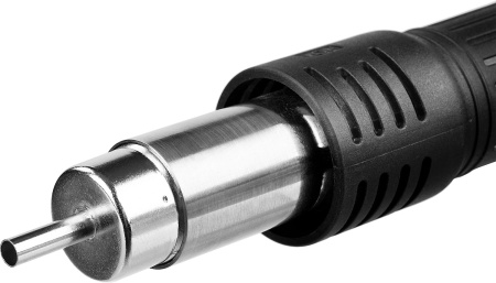 Термовоздушная паяльная станция цифровая 650Вт, 100-500°C, 120 л/мин, 3 насадки, керамический нагреватель, ПСТ-650 ЗУБР