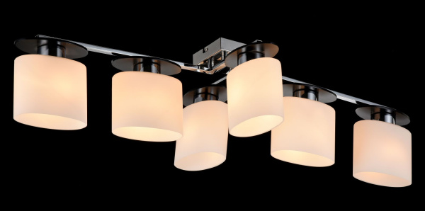 Потолочный светильник 6*E14 40Вт Хром IP20 Bice FR5101-CL-06-CN Freya