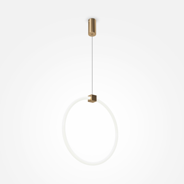 Подвесной светильник 1*LED 20Вт Золото IP20 Anillo MOD315PL-L20G3K Maytoni