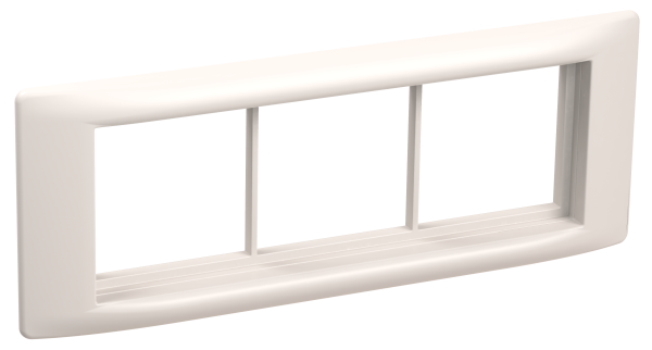 Рамка и суппорт для кабель-канала ПРАЙМЕР на 6 модулей 60мм белые IEK