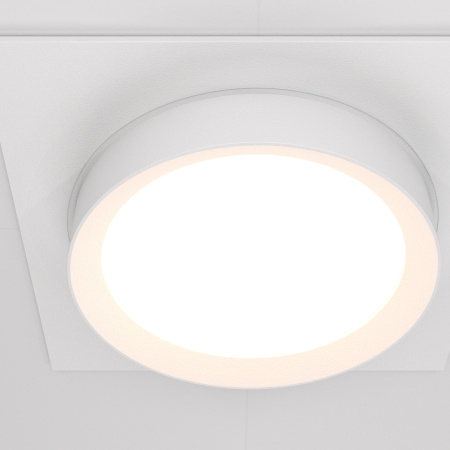 Встраиваемый светильник 1*GX53 15Вт Белый IP20 Downlight DL086-GX53-SQ-W Technical Maytoni