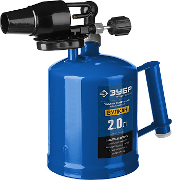 Профессионал. Лампа паяльная ВУЛКАН, со стальным эжектором, 2,0 л ЗУБР