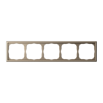 ARTGALLERY 5-постовая РАМКА, универсальная, ШАМПАНЬ Systeme Electric