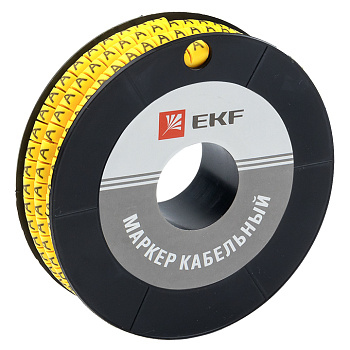 Маркер кабельный 4,0 мм2 "A" (500 шт) (ЕС-2) PROxima EKF