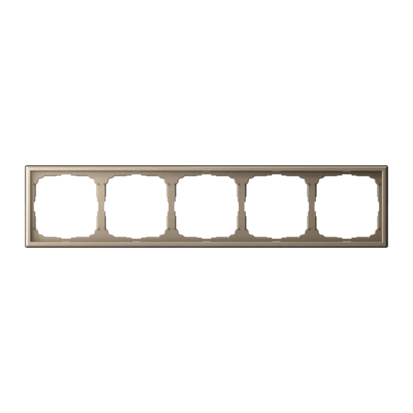 ARTGALLERY 5-постовая РАМКА, универсальная, ШАМПАНЬ Systeme Electric