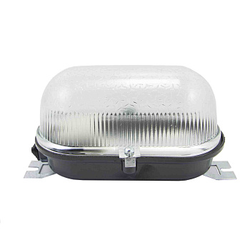 НБП 01-60-001 Светильник черный "Элипс", корпус ПАТС, рас-ль стекло, Е27х60W,IP44 APEYRON