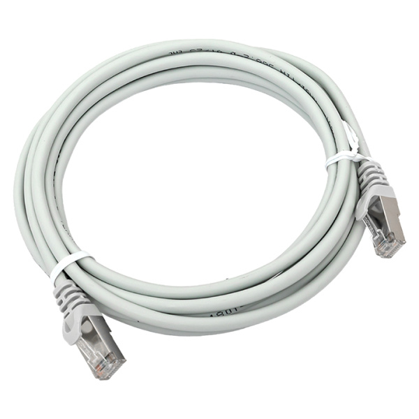 Патч-корд TERACOM PRO Cat,5E экранированный FTP оболочка LSZH серый (3,0м) EKF