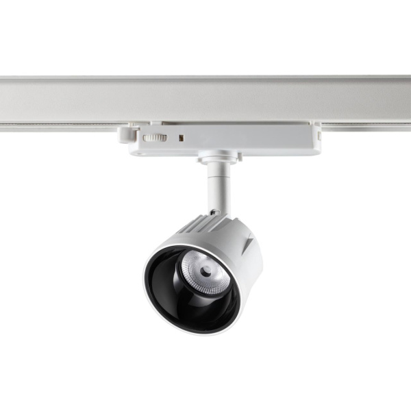 Трехфазный трековый св/д св-к IP20 LED 4000K 10W 100-265V белый/черный KNOF NOVOTECH