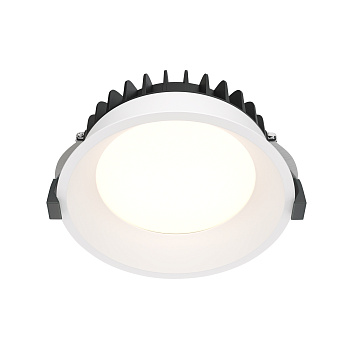 Встраиваемый светильник LED 12Вт Белый IP44 Downlight DL055-12W4K-W Technical Maytoni