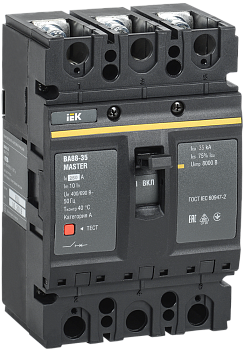 Выключатель автоматический ВА88-35 3П 250А 35кА MASTER IEK