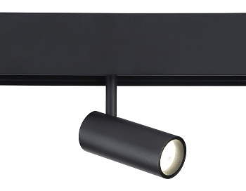 Светильник светодиодный для шинопровода Magnetic GL3814 BK черный IP20 7W 4200K 48V 24° D35*80 Ambrella Light
